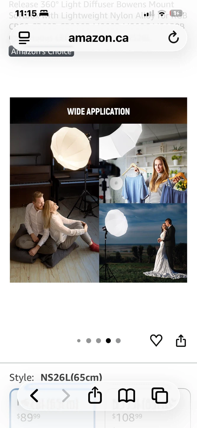 (Sealed) Neewer 65cm Lantern Softbox (brand new. Sealed) - photo 3