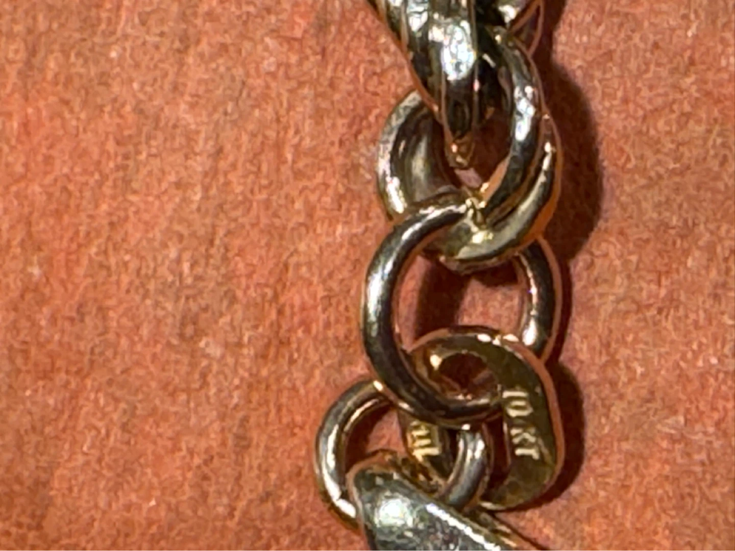18 inches 10K Gold Rope Chain Necklace - photo 2