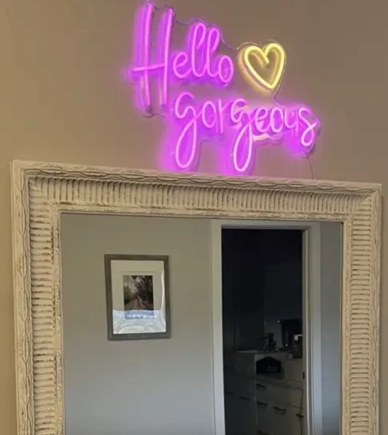 Hello Gorgeous Neon Sign - photo 2