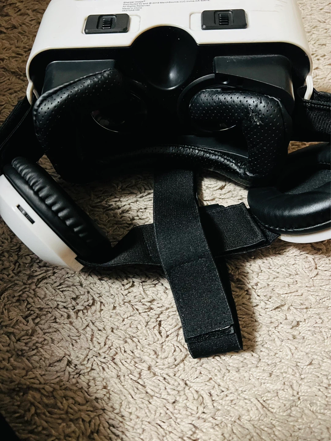 Sharper Image VR Headset with Integrated Headphones - photo 2