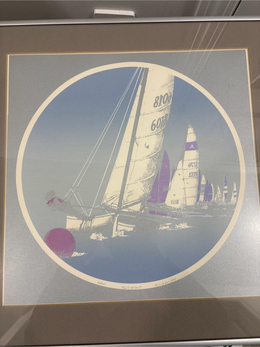 Port Start Serigraph by Fred Bircham (1984) - photo 3