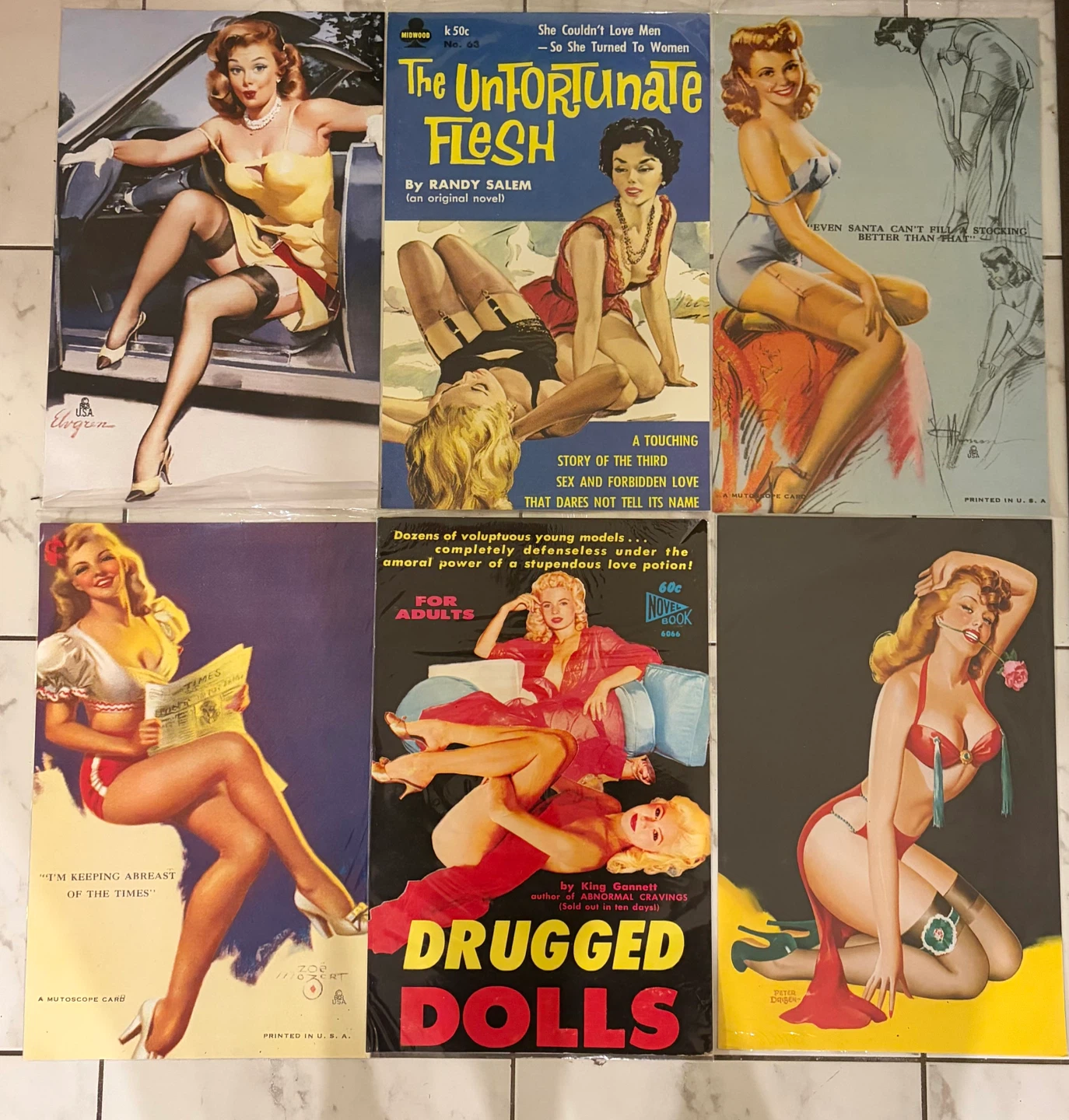 Vintage Pin-Up Art Prints Collection - photo 4