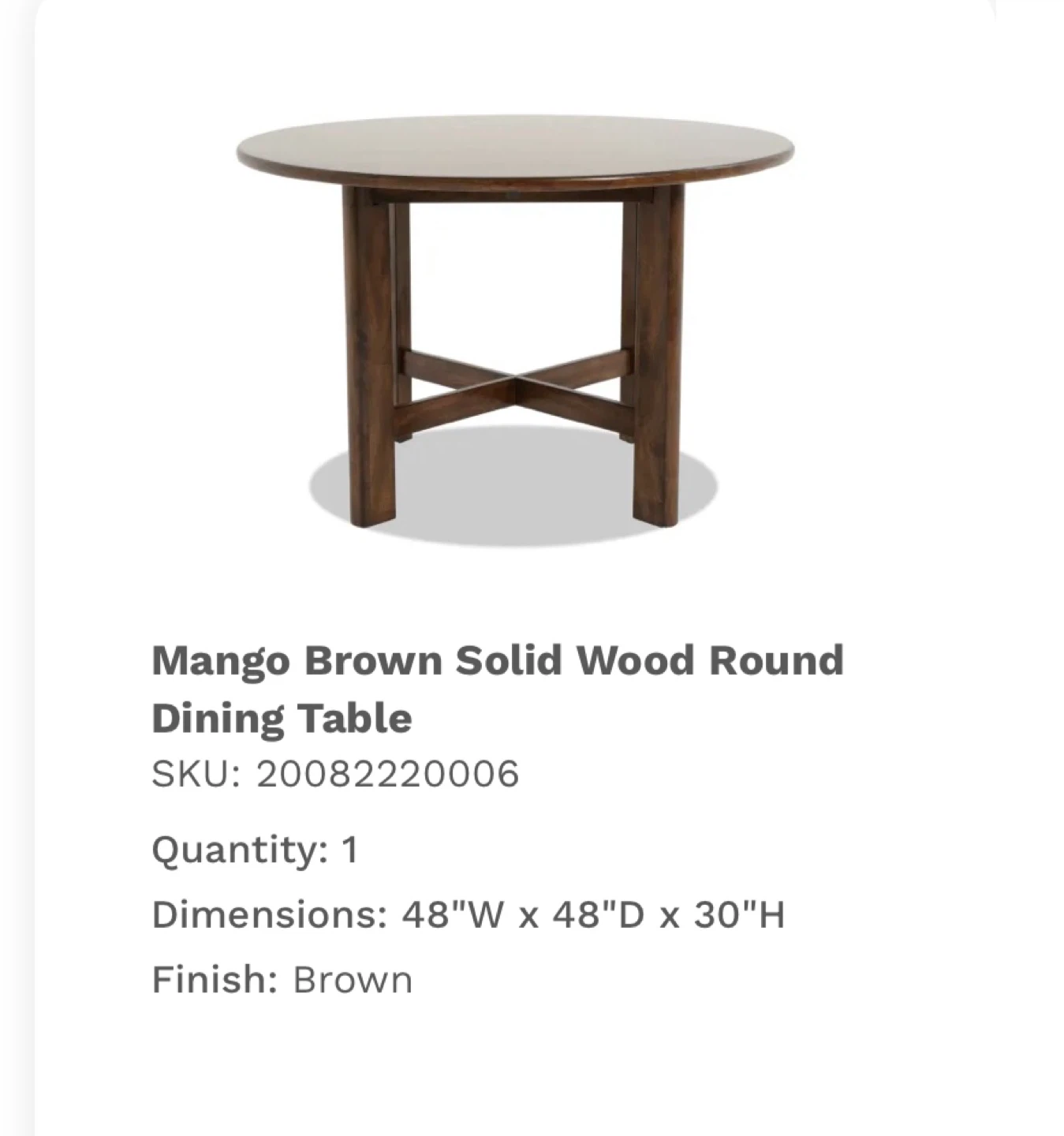 Round Dining Table Set with 4 Chairs - photo 5