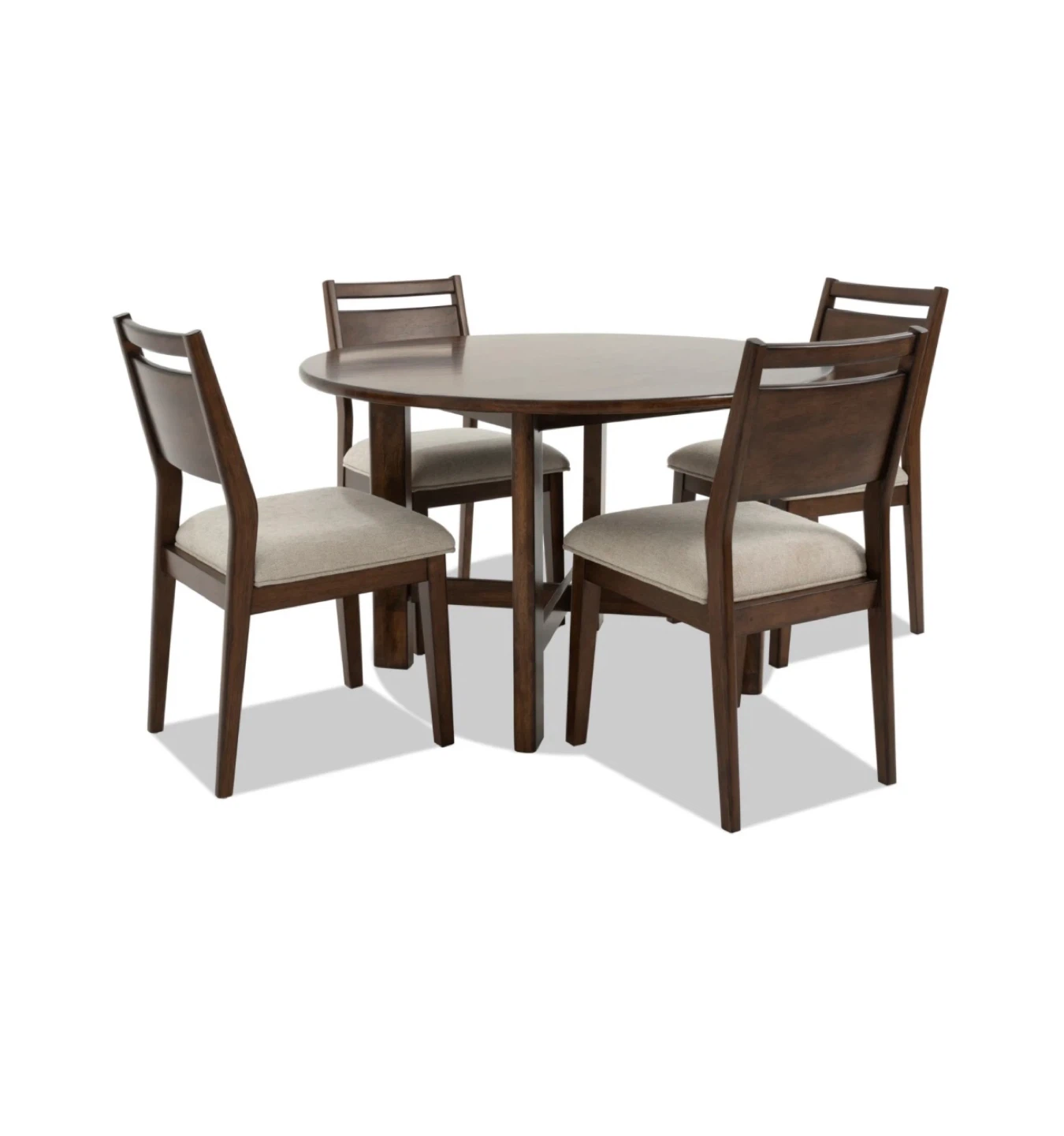 Round Dining Table Set with 4 Chairs