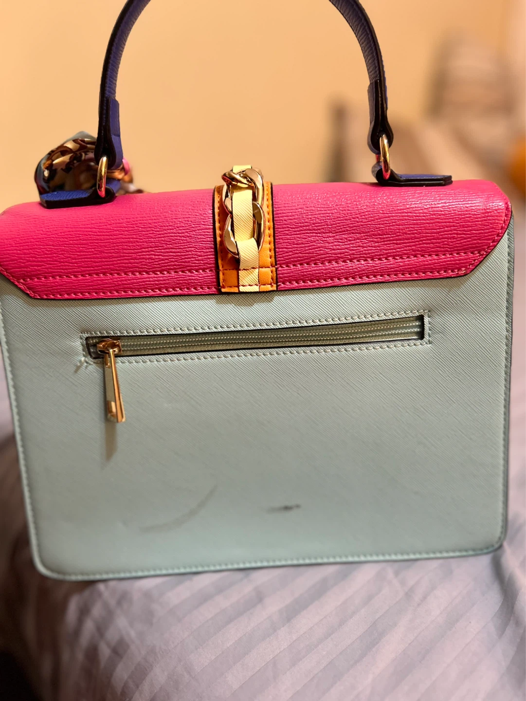ALDO Colour Block Satchel Purse - photo 2