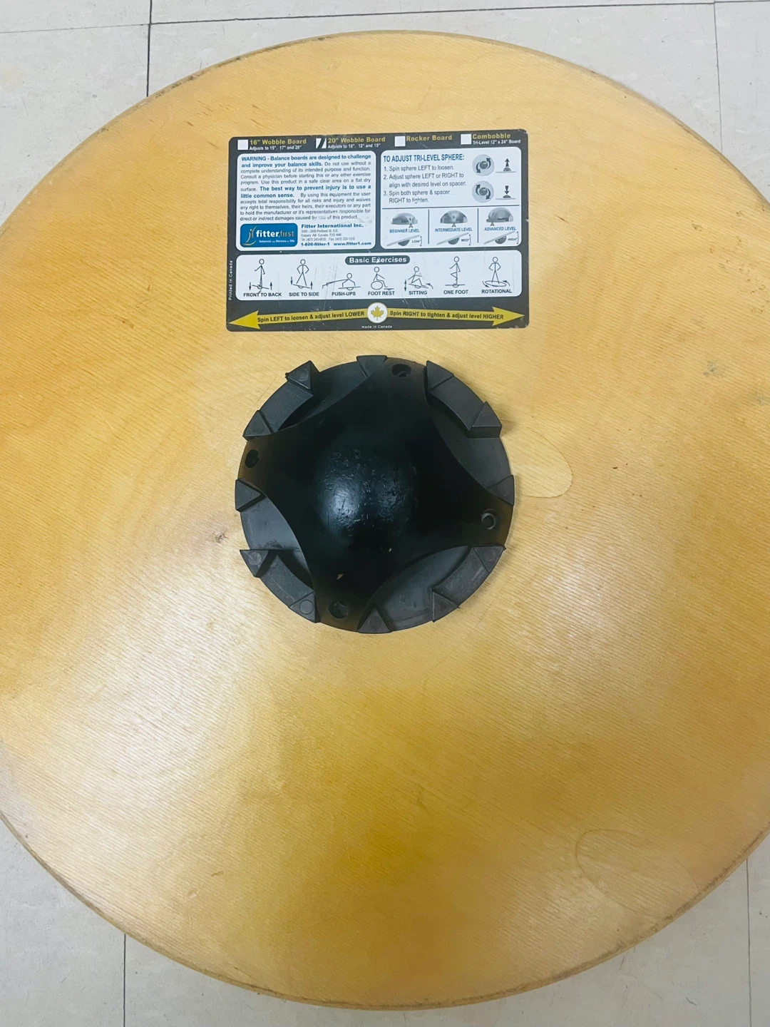 Fitterfirst Balance Board - photo 2