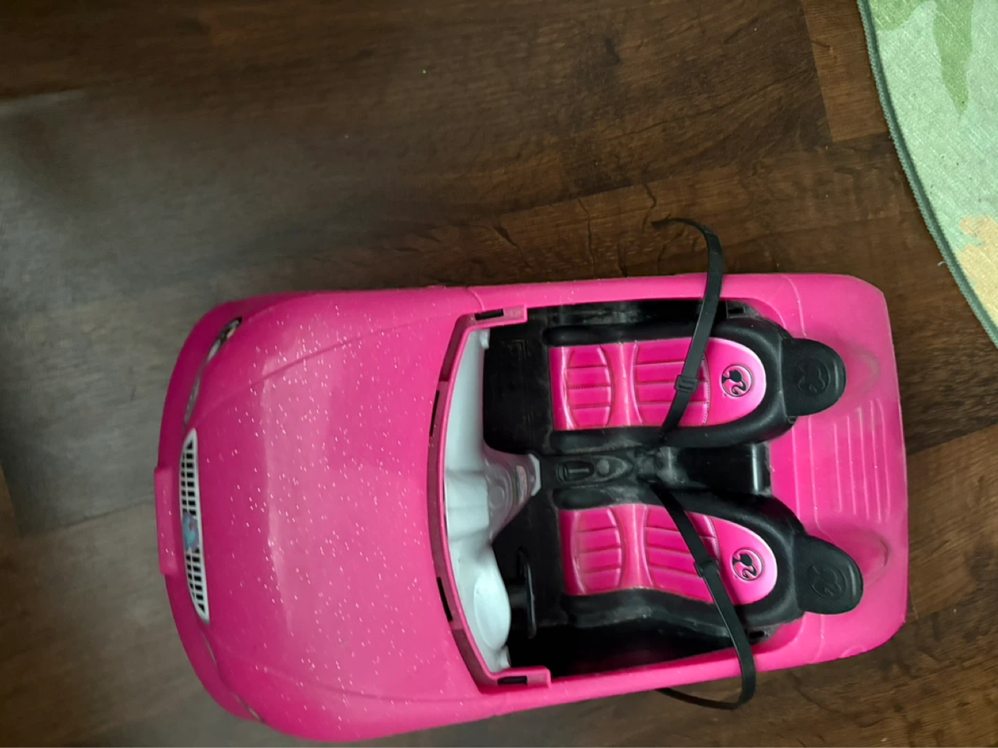 Barbie Pink Convertible Toy Car
