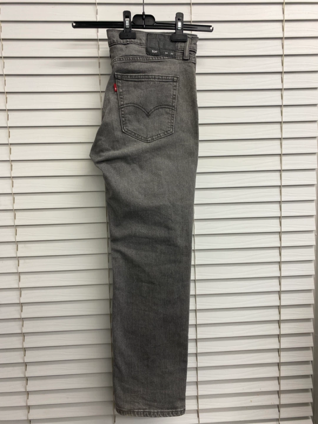 Levi’s 514 Grey Wash Straight Tapered Fit Jeans - 34x30 - photo 5