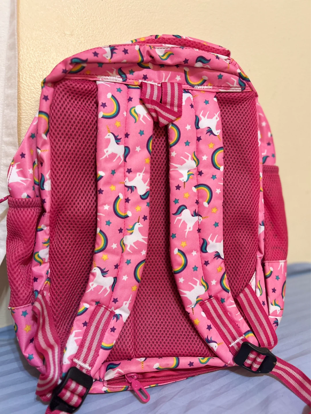 Pink Unicorn Backpack with Rainbows and Stars - photo 2