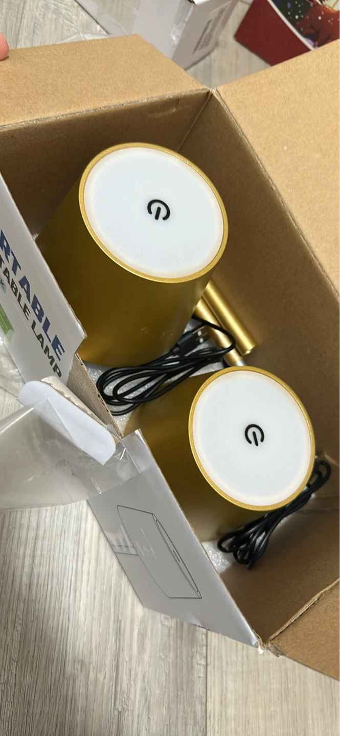 Pack of 2 - Cordless Rechargeable LED Table Lamps - photo 2