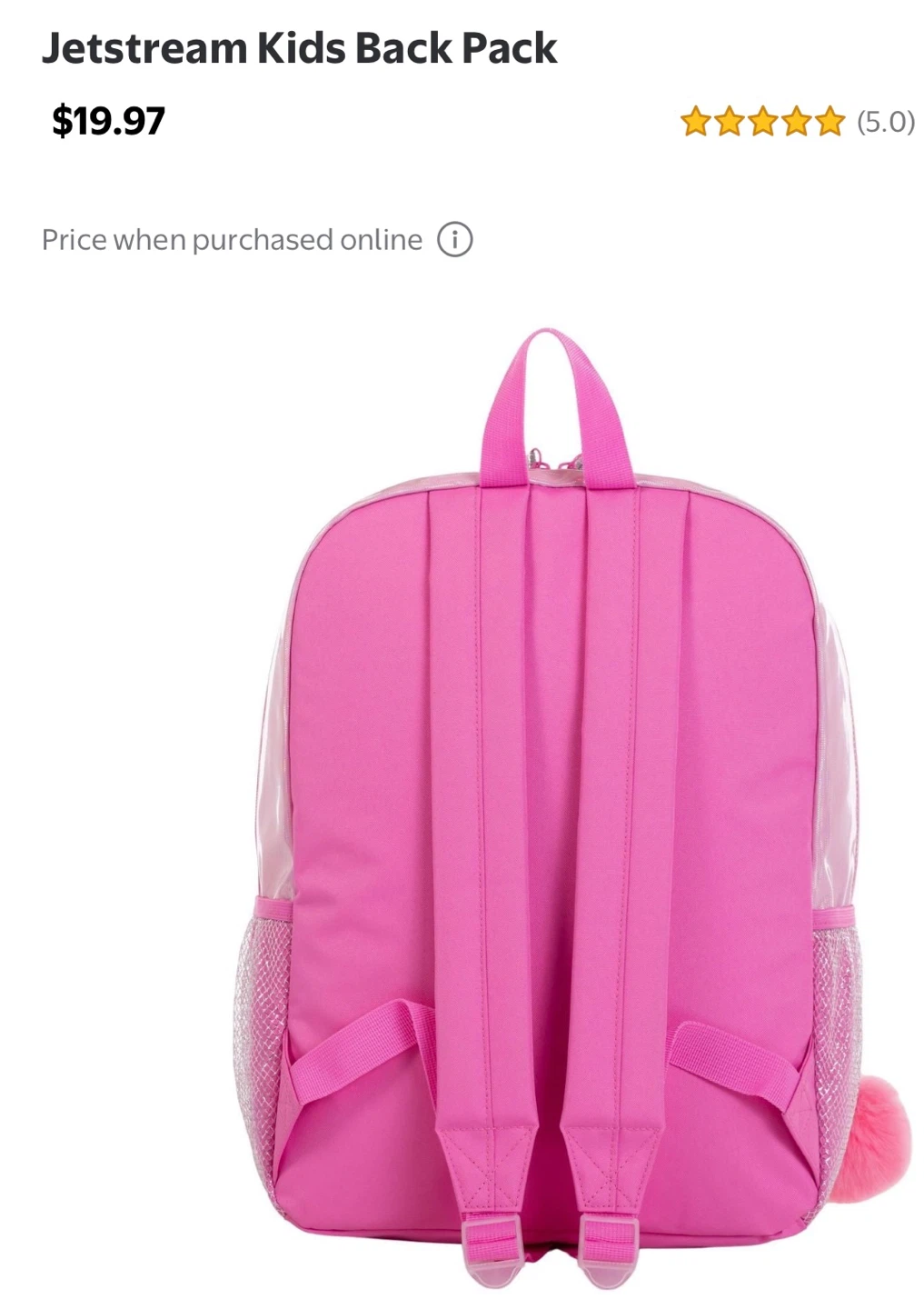 Jetstream Kids Backpack with Heart Design - photo 4