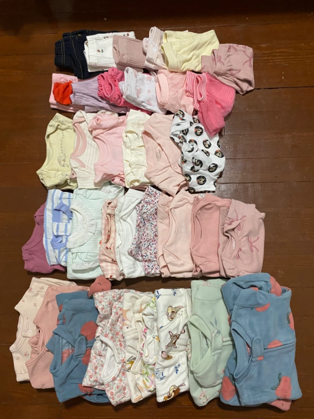 +50 pieces Baby Girl Clothes Bundle