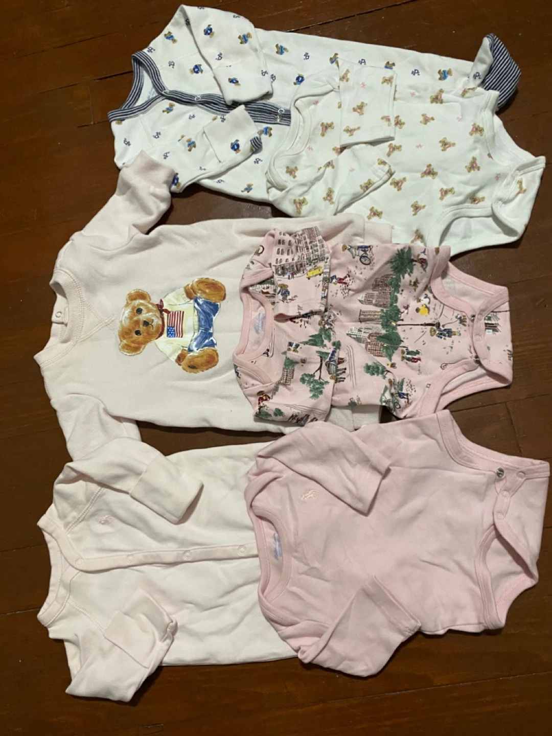 Ralph Lauren Baby Girl Onesies Lot