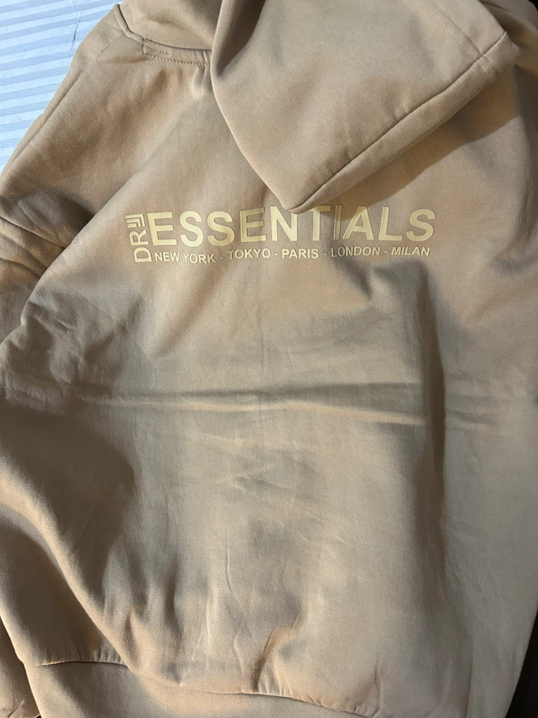 ESSENTIALS Hoodie L/G Taupe - photo 2