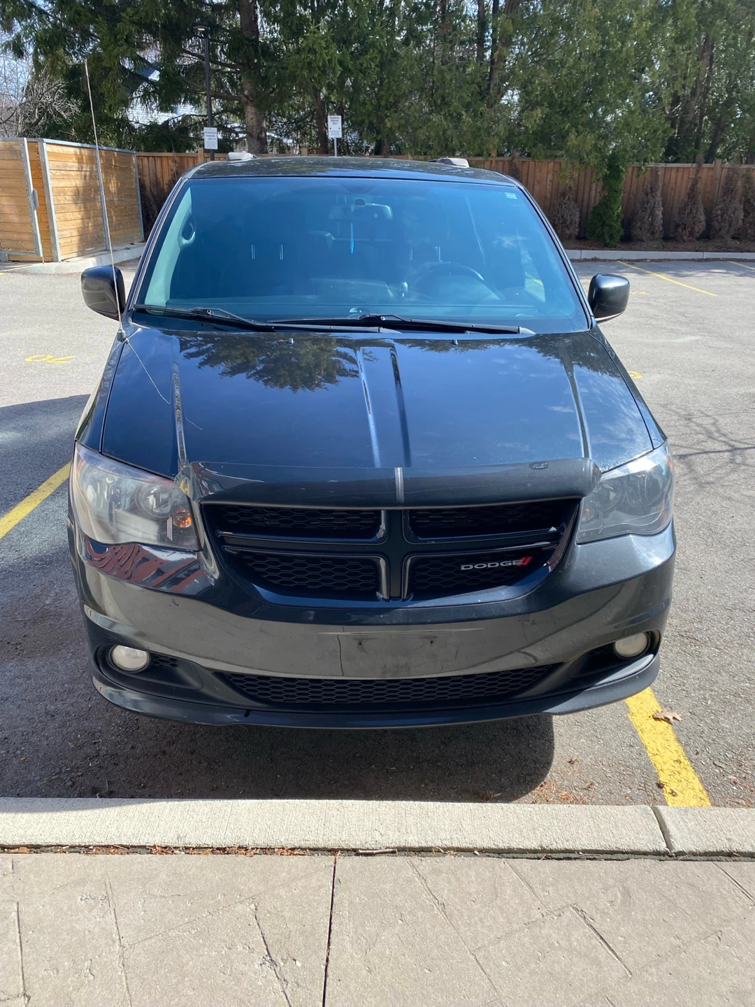 Black Dodge Grand Caravan RT Minivan