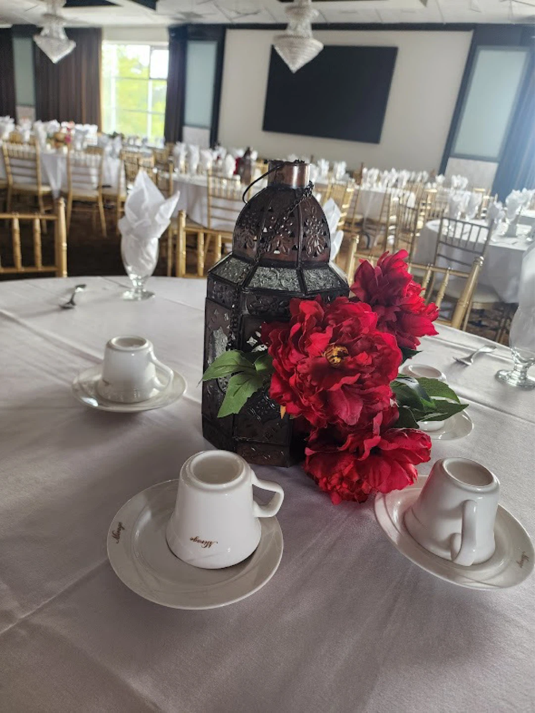 Decorative Lantern with Red Flowers - photo 2