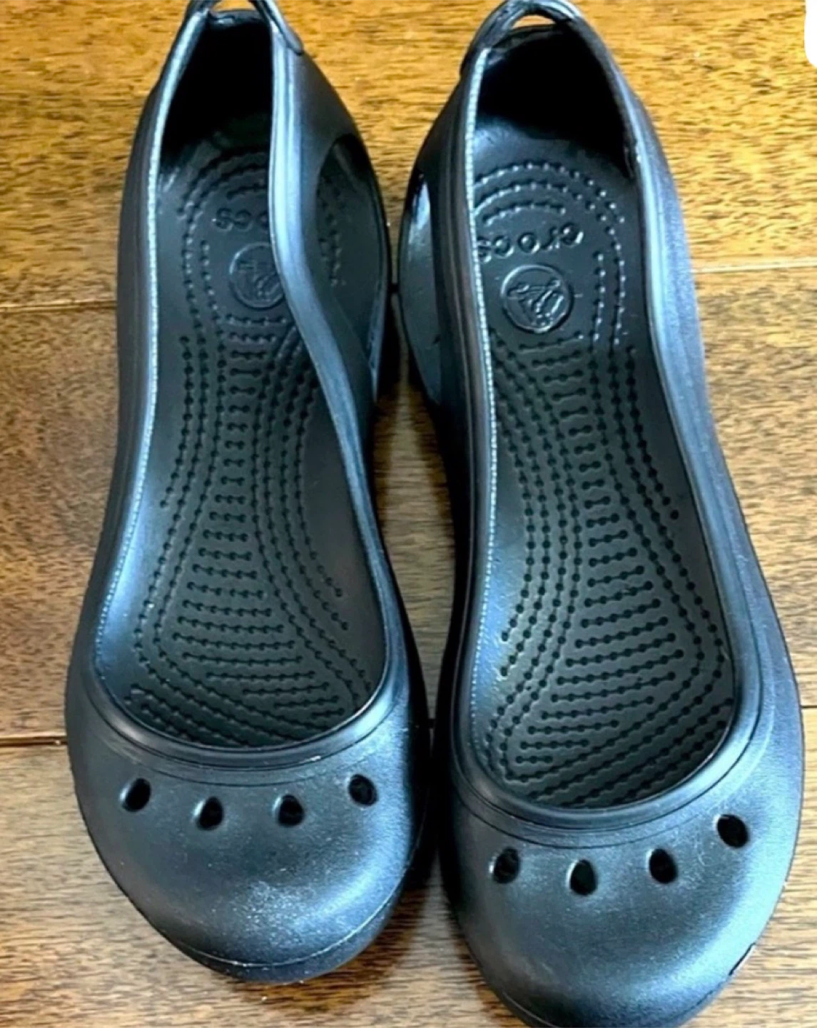 Black Crocs Women's Ballet Flats size 6
