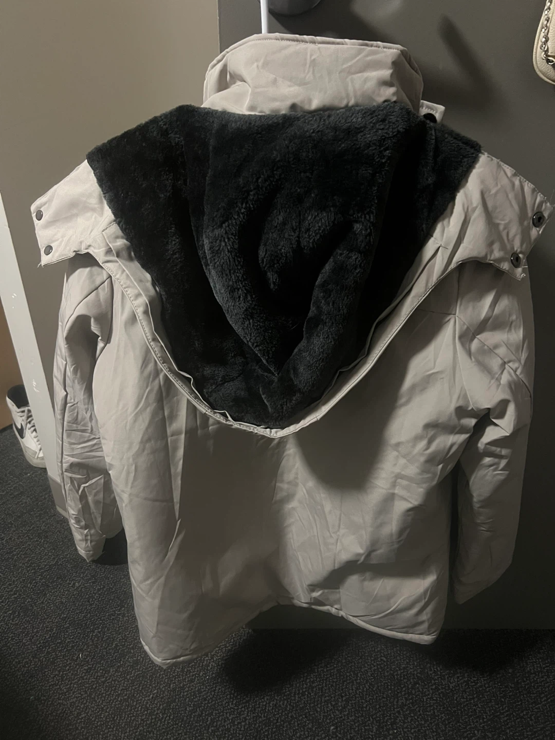 MOERDENG Women's Parka - Light Beige, Size S - photo 2