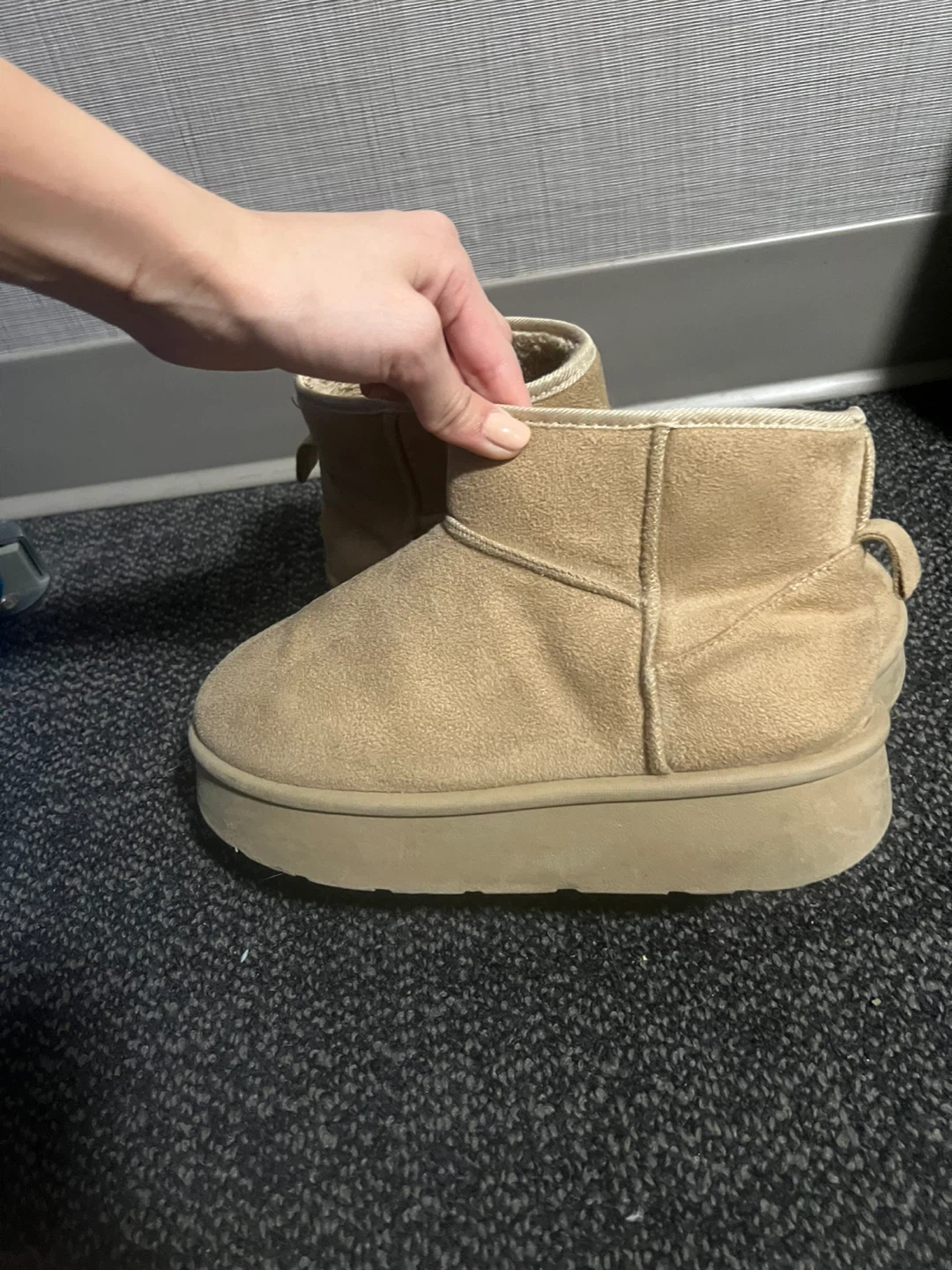 Streetwear Society Tan Suede Winter Boots - photo 3