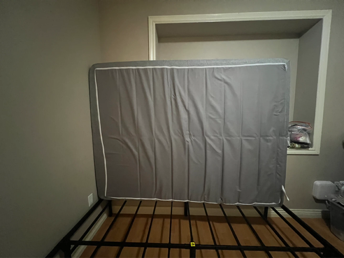 Black Metal Bed Frame - photo 2