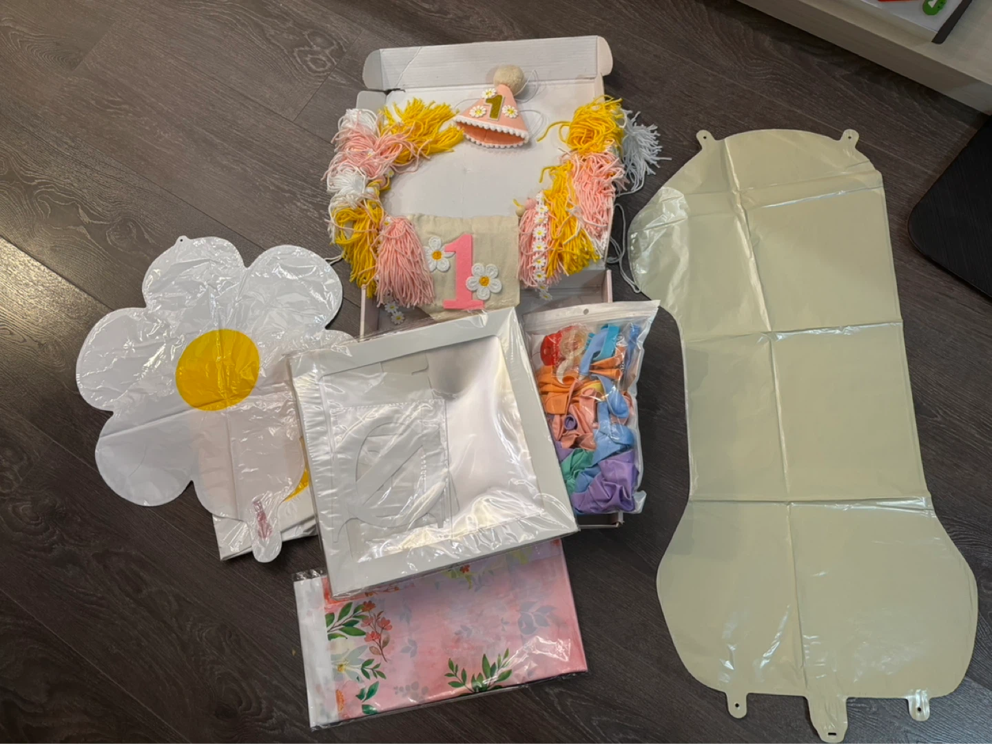 1st Birthday Party Decor Set