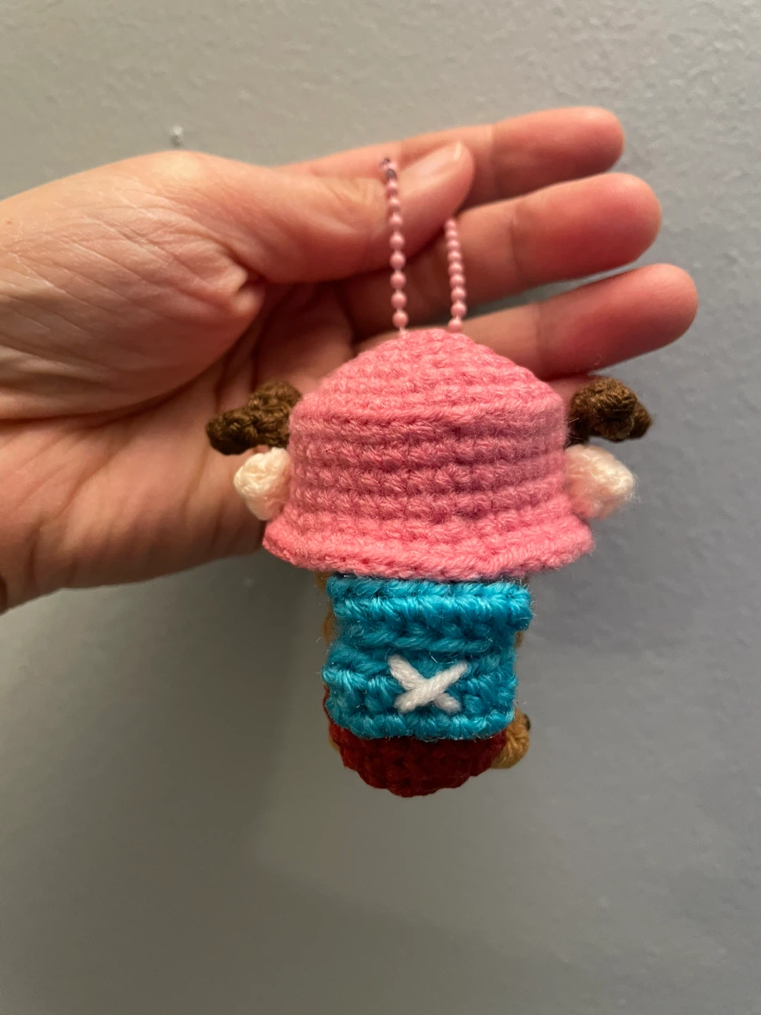Crocheted Chopper Keychain - photo 2