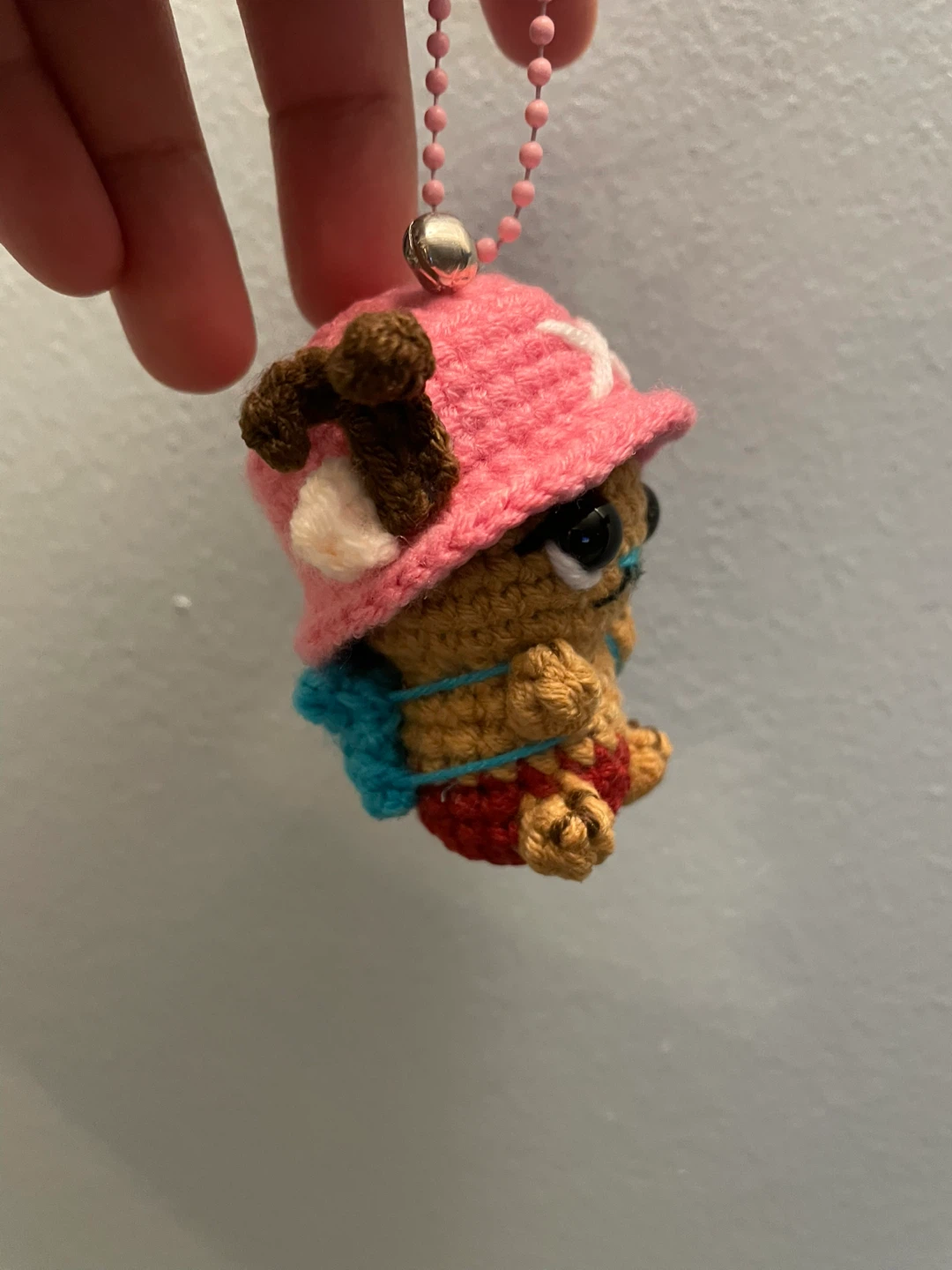Crocheted Chopper Keychain - photo 4