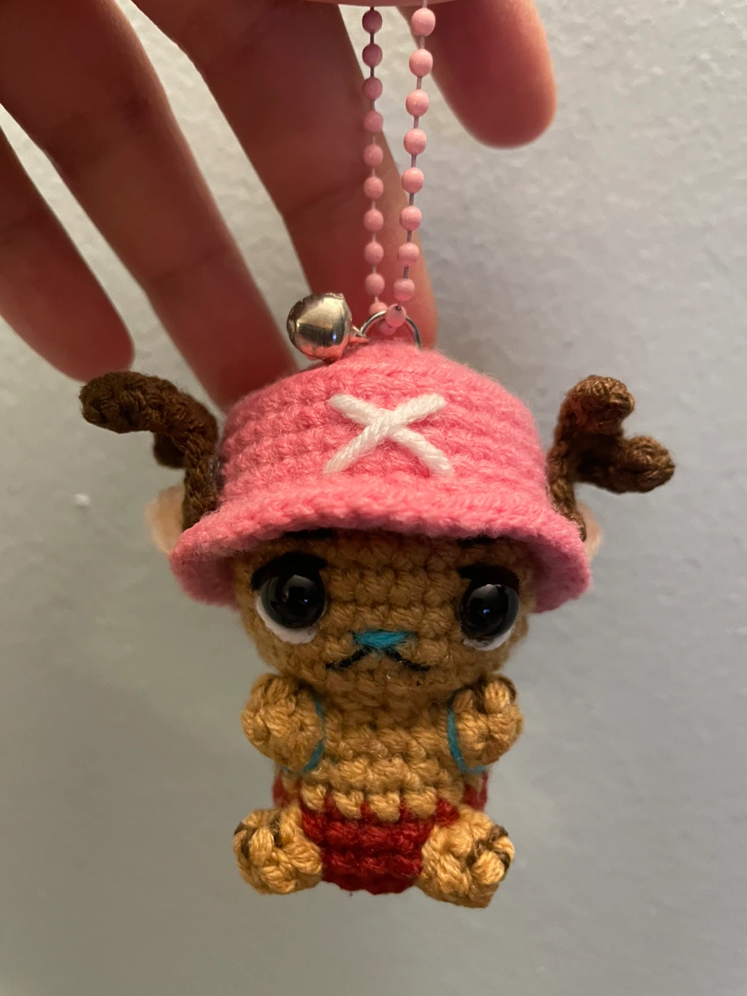 Crocheted Chopper Keychain