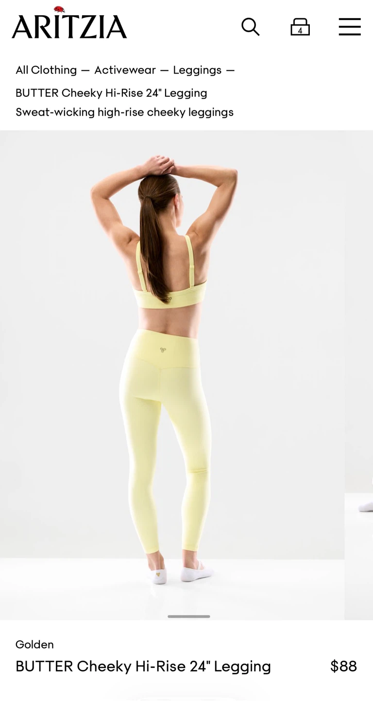 Aritzia TNA Hi-Rise Legging; XXS - photo 3
