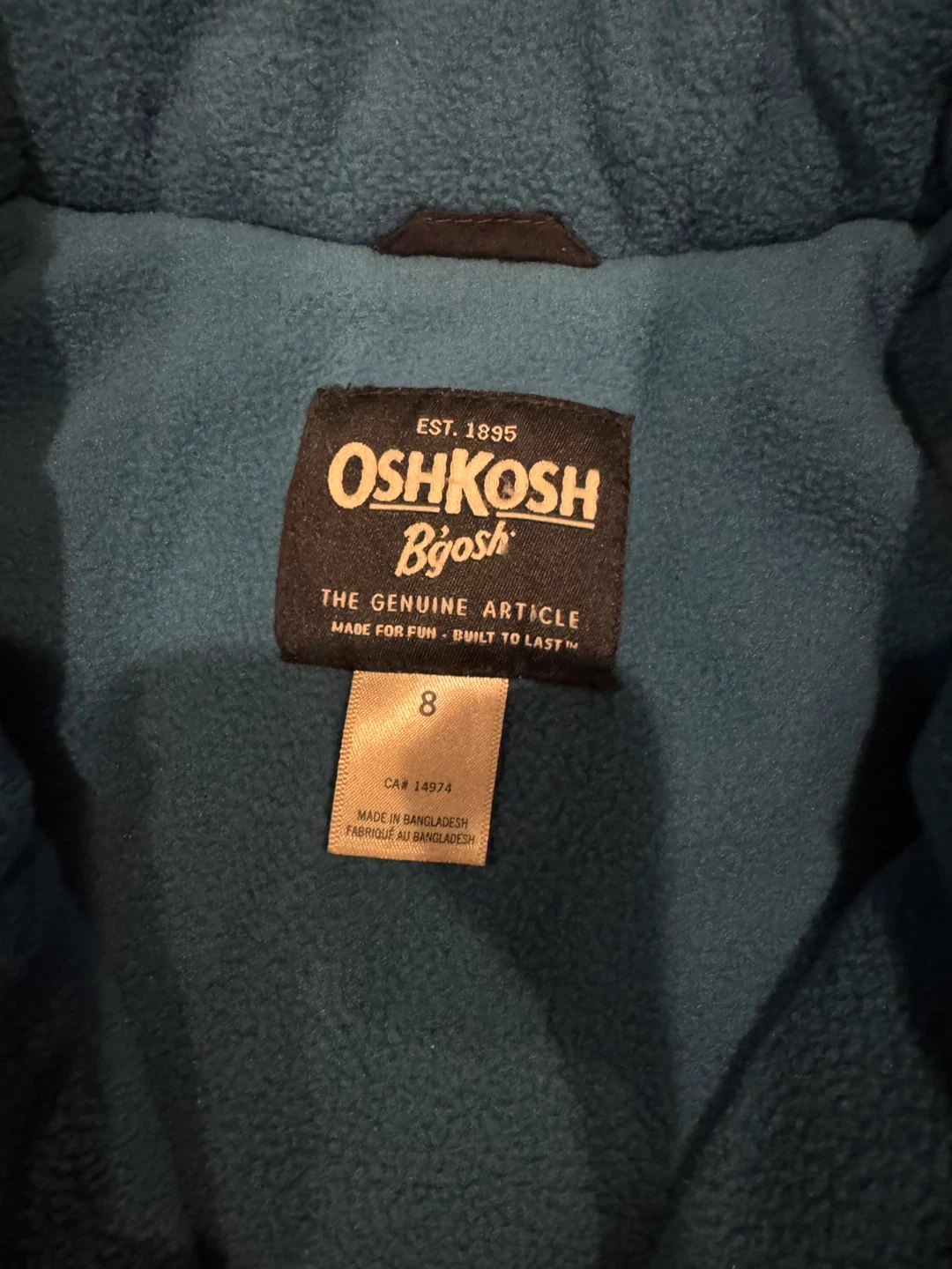 OshKosh B'gosh Puffer Vest - Size 8 - photo 2