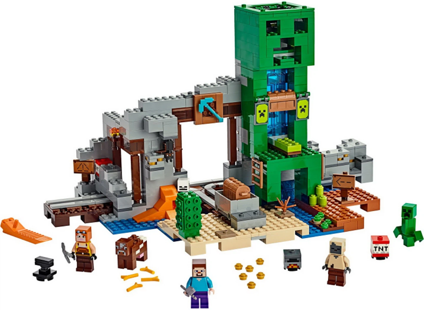 LEGO Minecraft The Creeper Monument 21155 Building Set