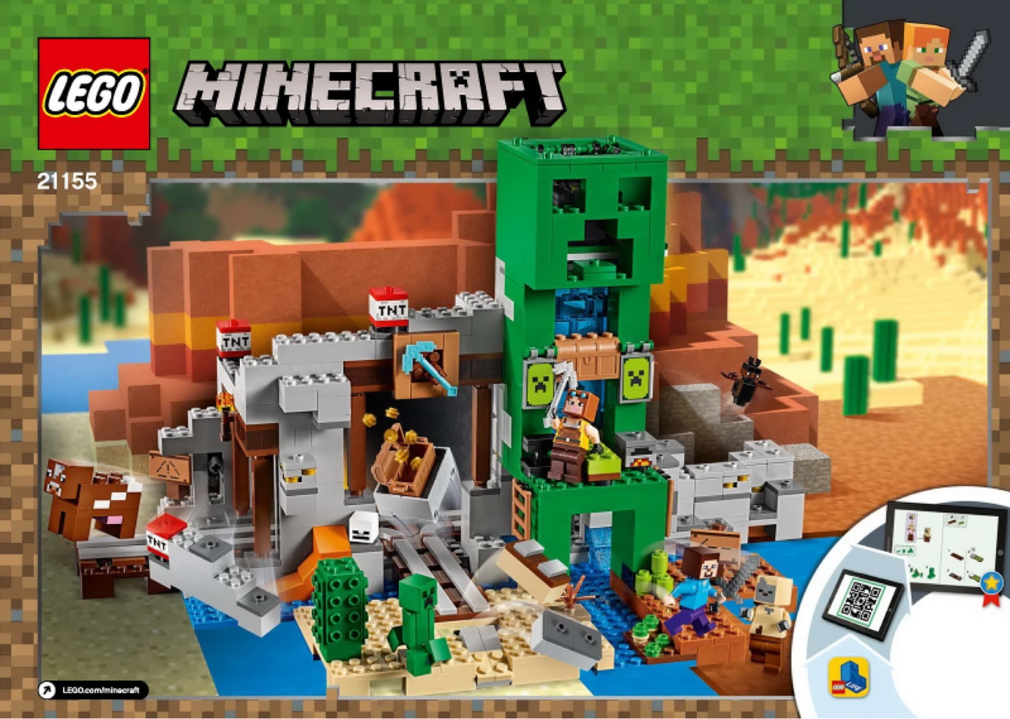 LEGO Minecraft The Creeper Monument 21155 Building Set - photo 2