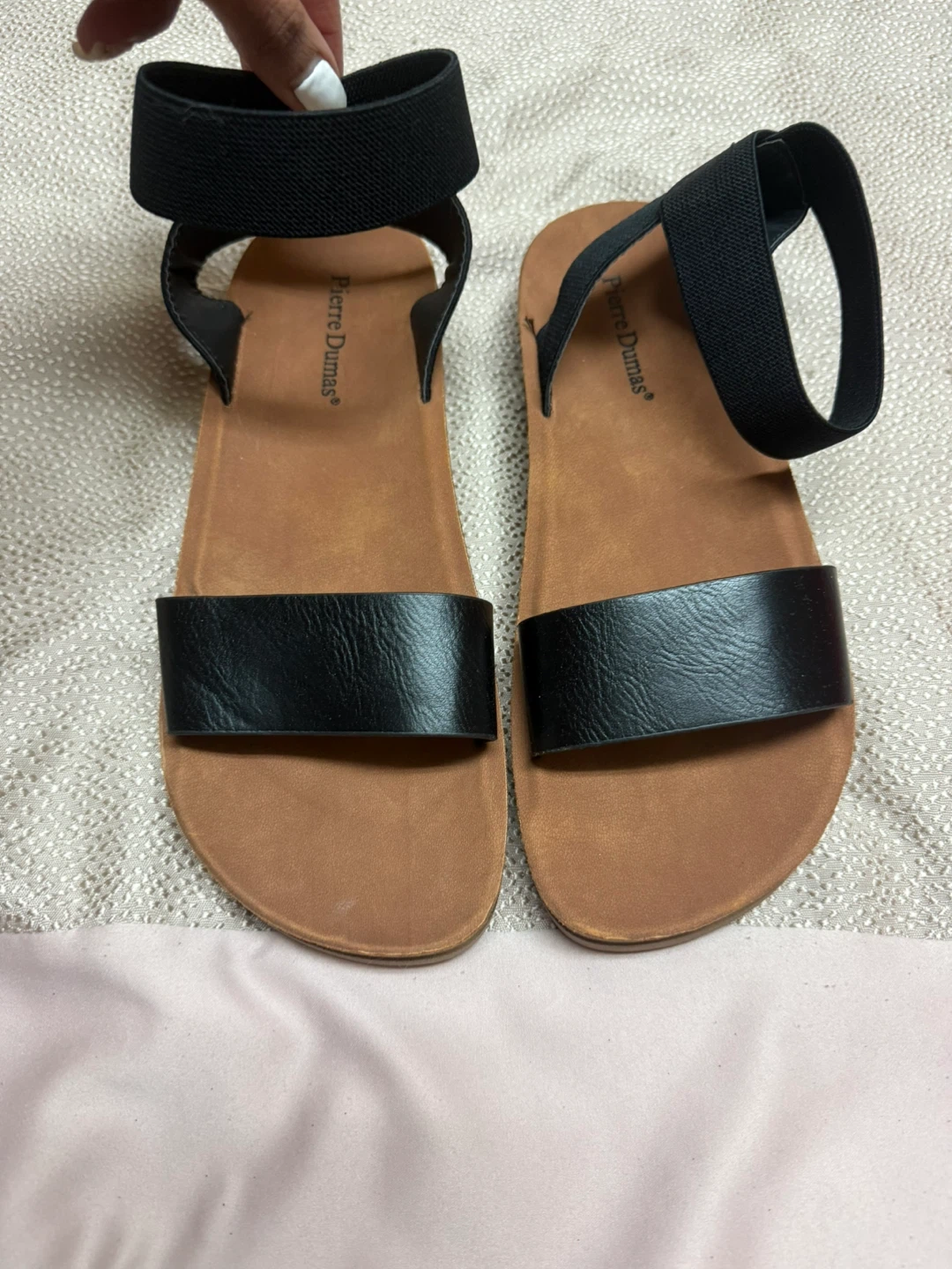 Brand New Pierre Dumas Women's Black Sandals - Size 8