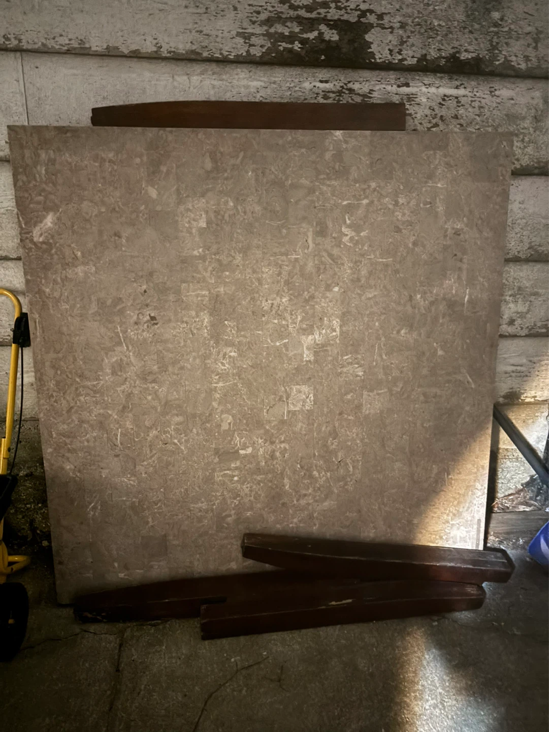 Stone square table ( marble style) Great project - photo 2