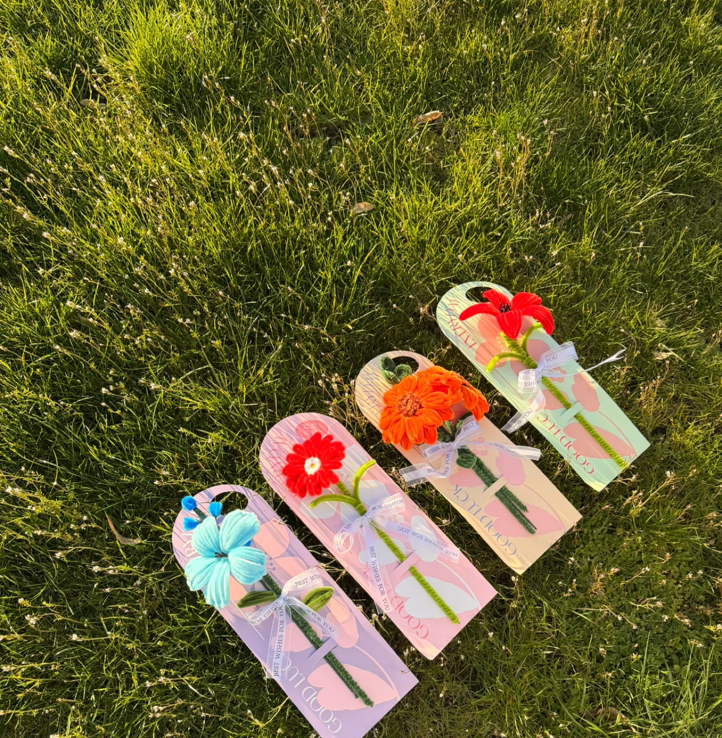 Pipe cleaner flowers