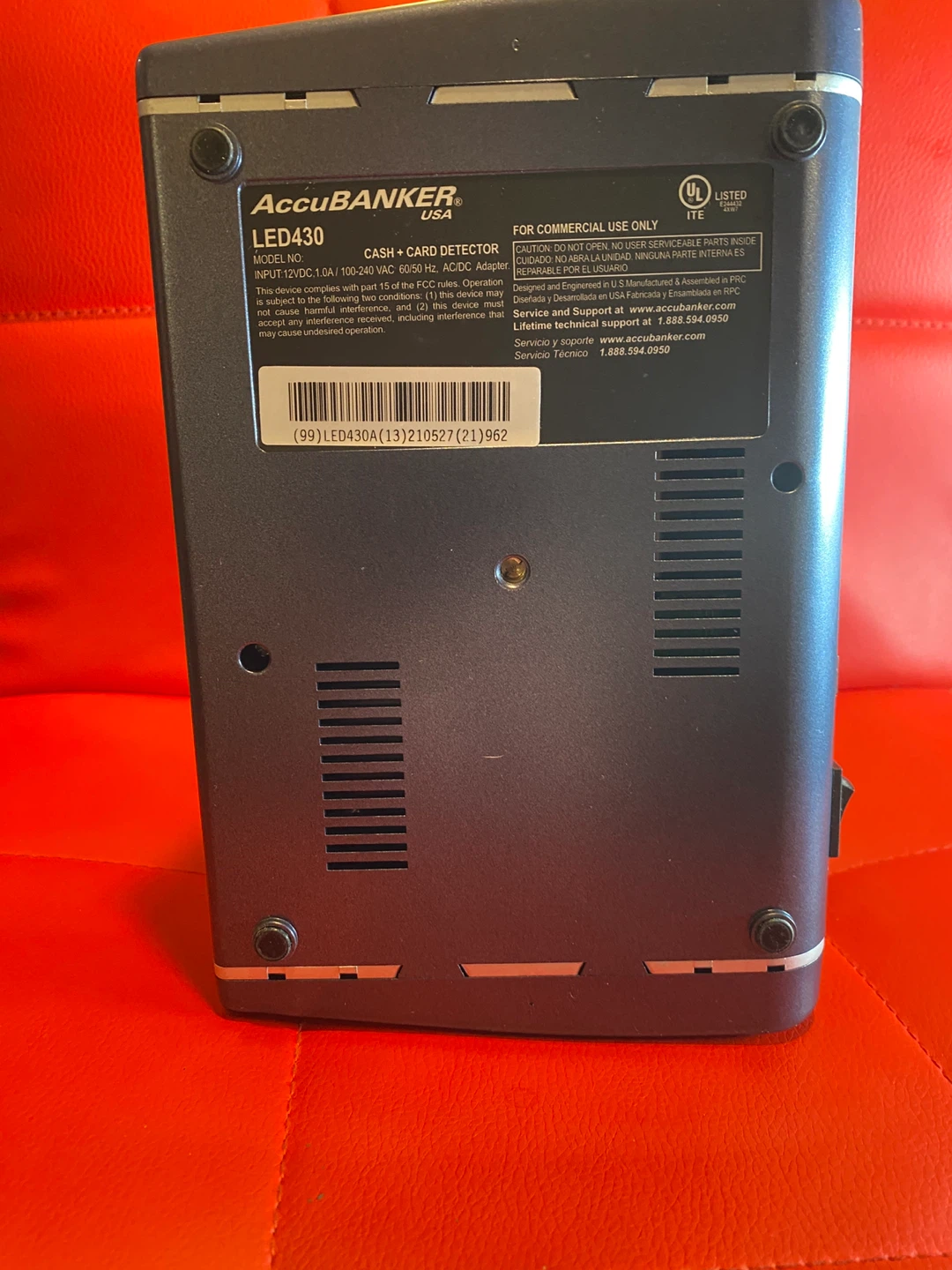 AccuBANKER LED430 Cash Card Detector - photo 5