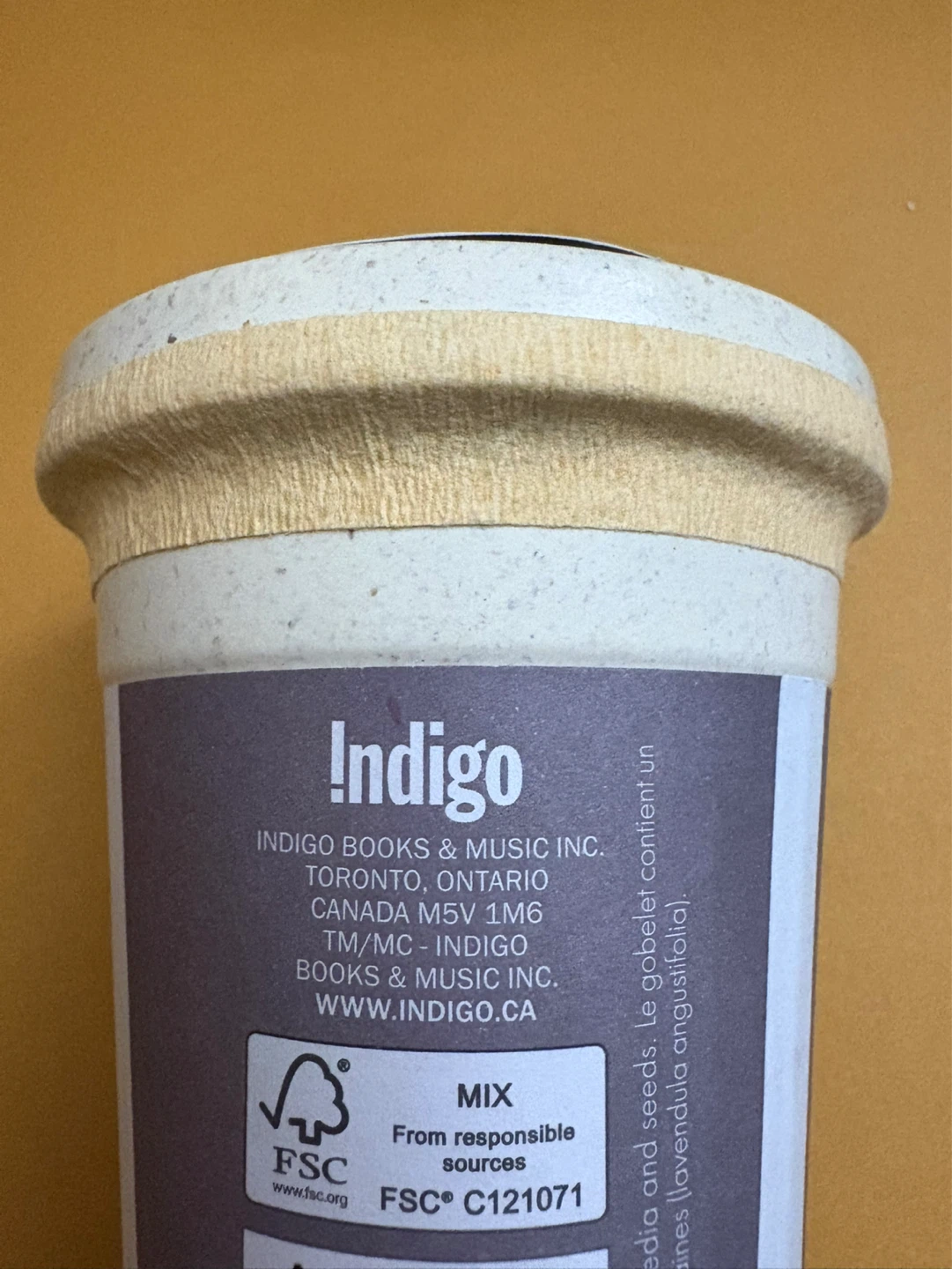 New! Eco Cup Lavender grow kit indigo - photo 2