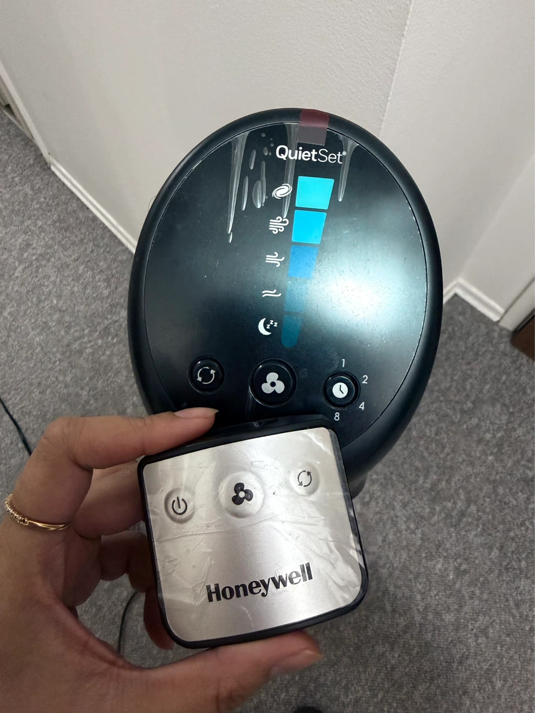 Honeywell QuietSet Tower Fan with Remote - photo 2