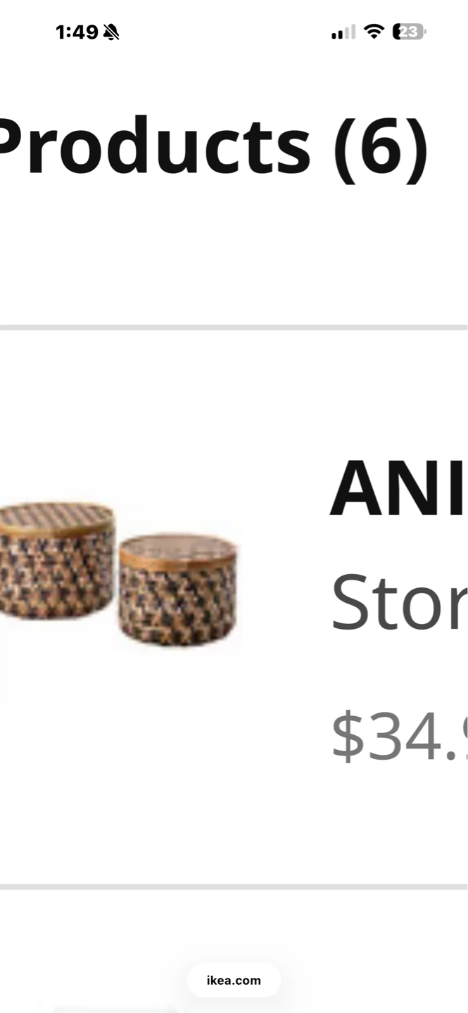IKEA ANVÄNDBAR Storage Jars (Set of 2)