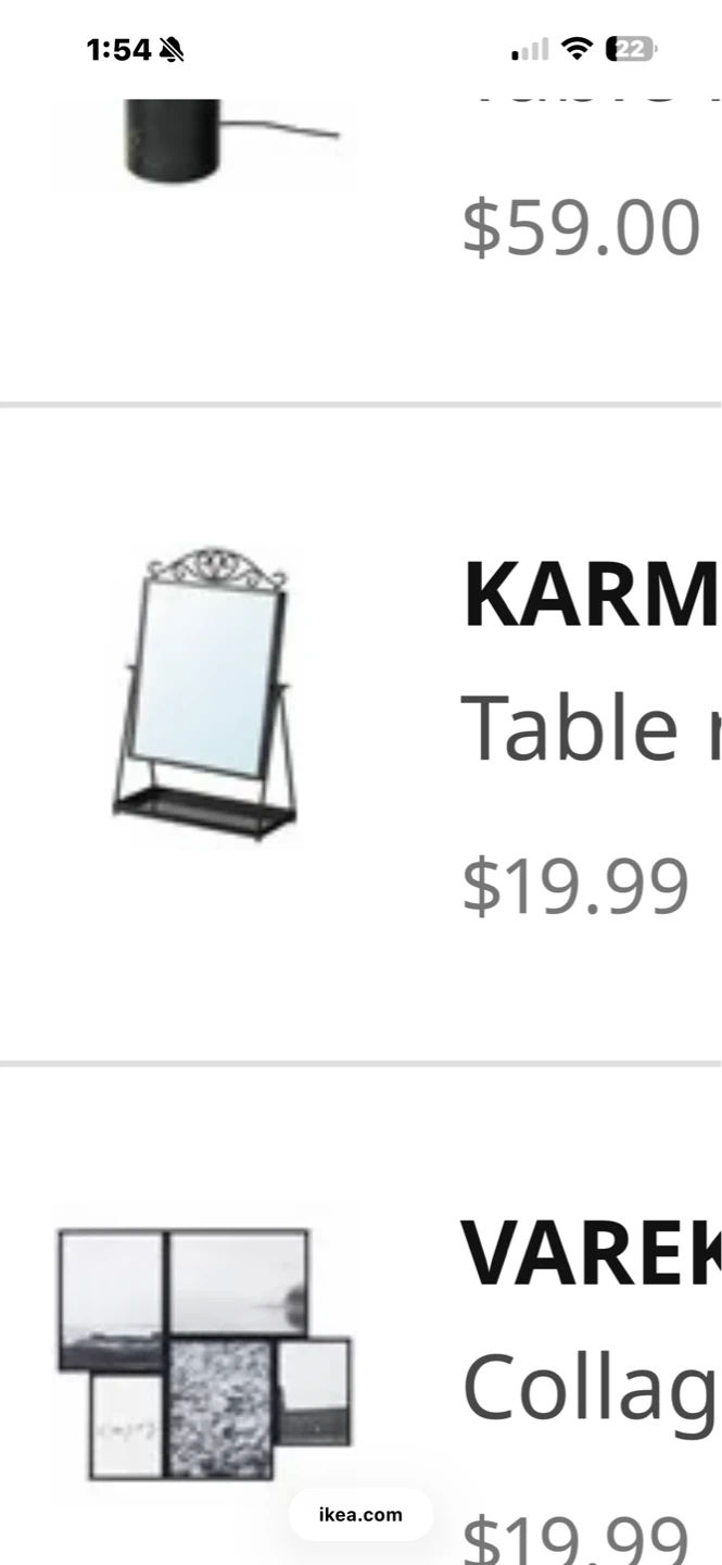 KARMAN Table Mirror