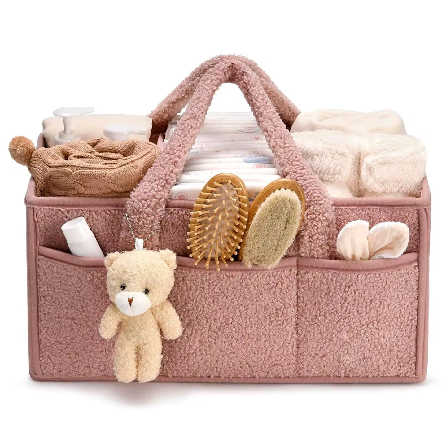 Teddy Bear Diaper Caddy Organizer - XL Size - photo 3