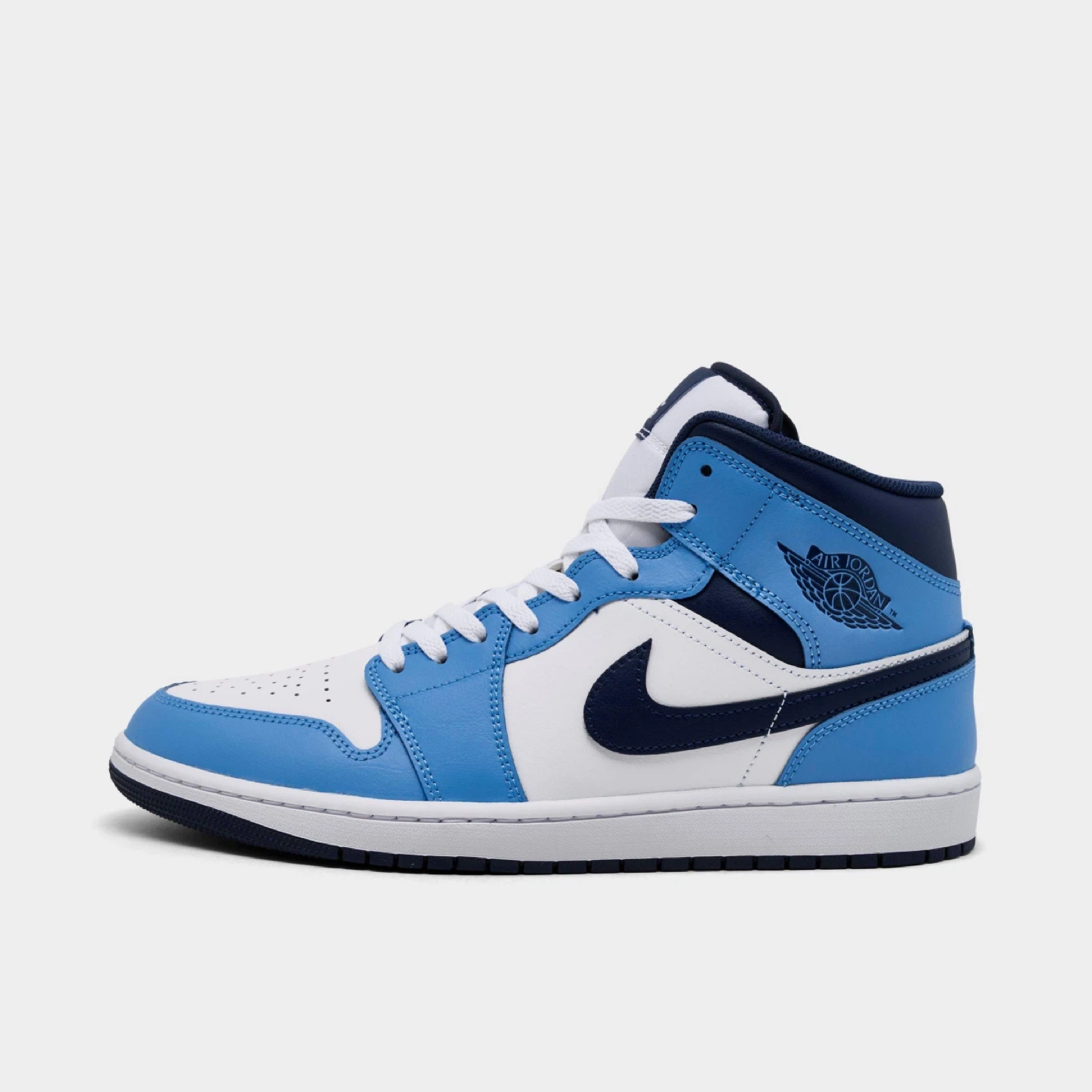Air Jordan 1 Mid University Blue / Midnight Navy - Size 13