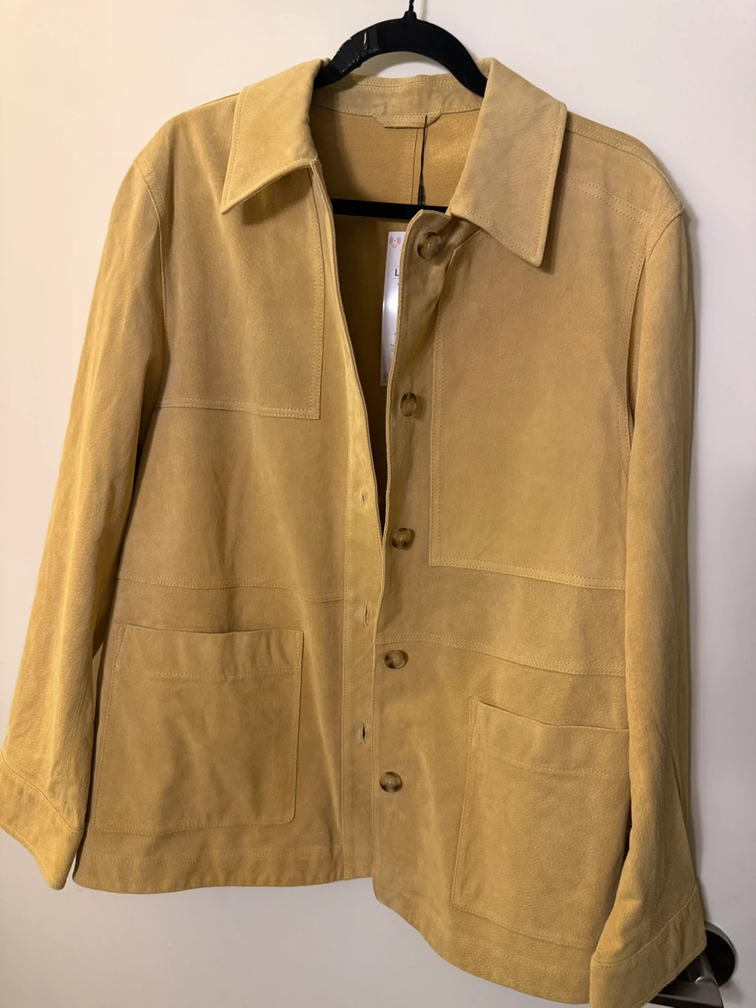 ZARA Leather Collection Jacket - Tan - Size L