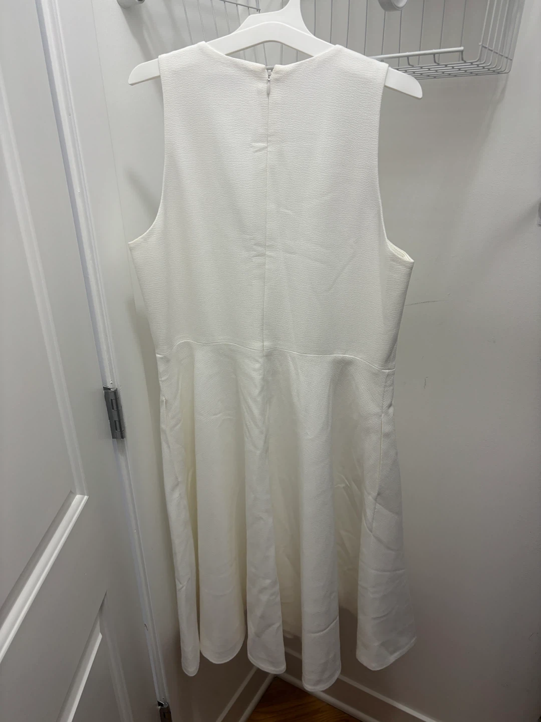Dress The Population White Sleeveless V-Neck Dress XL - photo 3