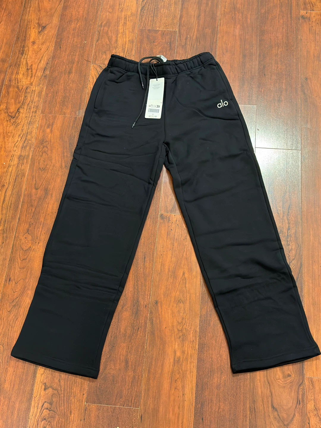 Alo Accolade Straight Leg Sweatpants Black