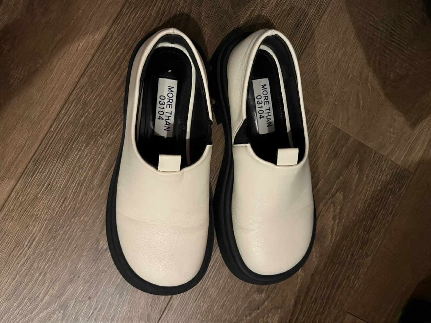 White Leather Loafers women 6 - photo 2