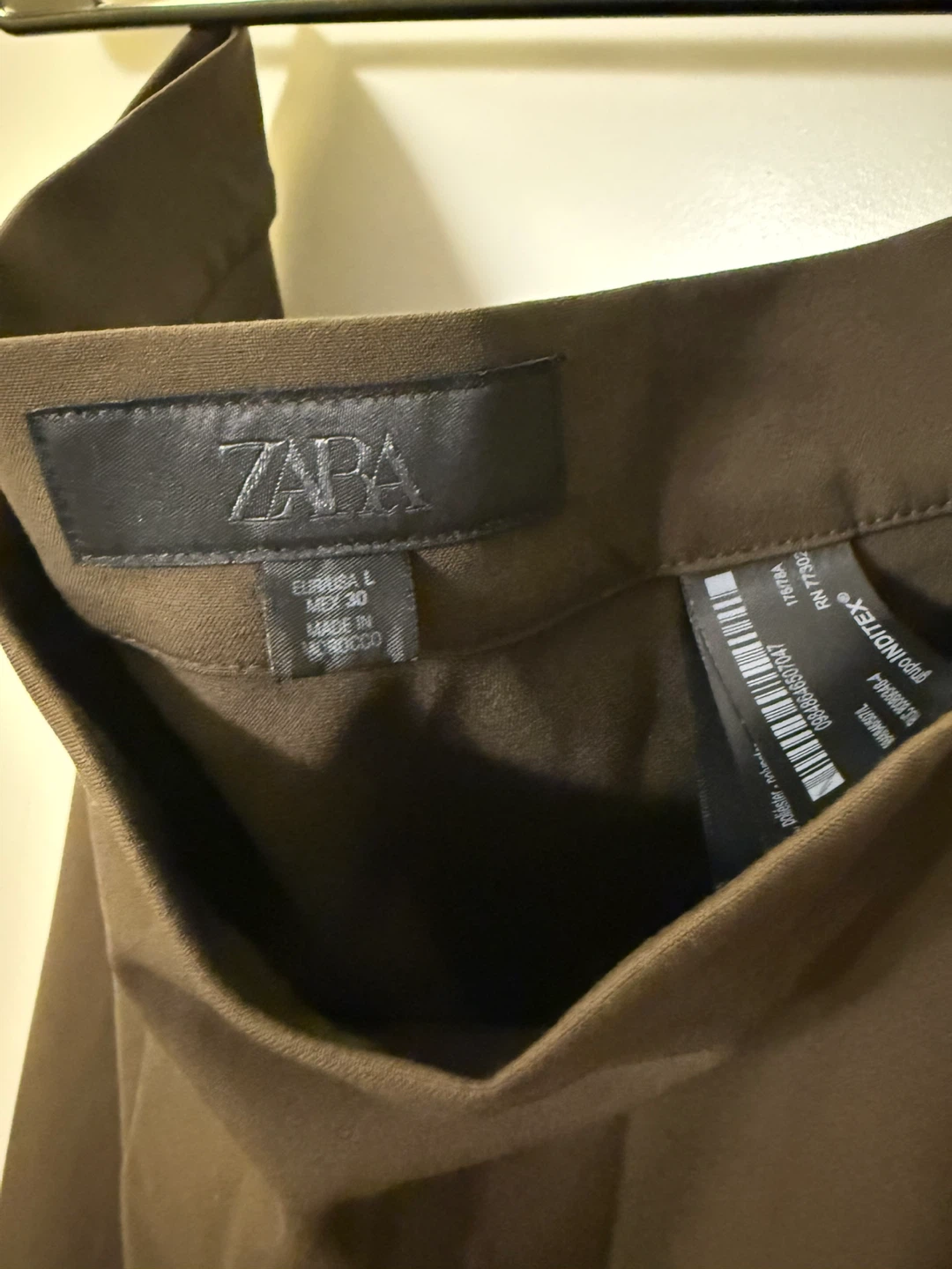ZARA Long Skirt - Olive Green - Size L - photo 4