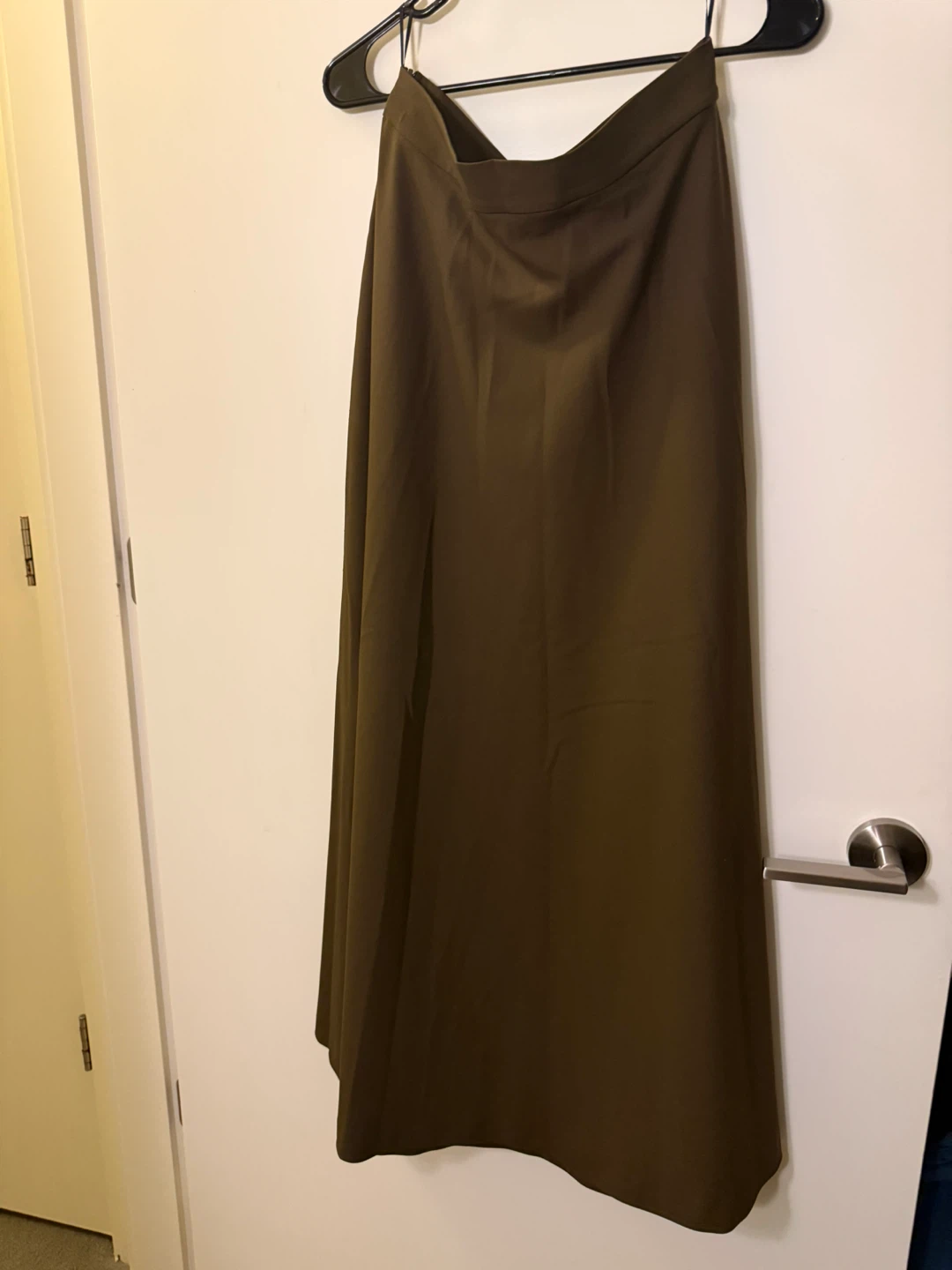 ZARA Long Skirt - Olive Green - Size L