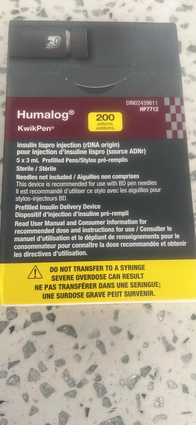 Humalog KwikPen Insulin Lispro Injection