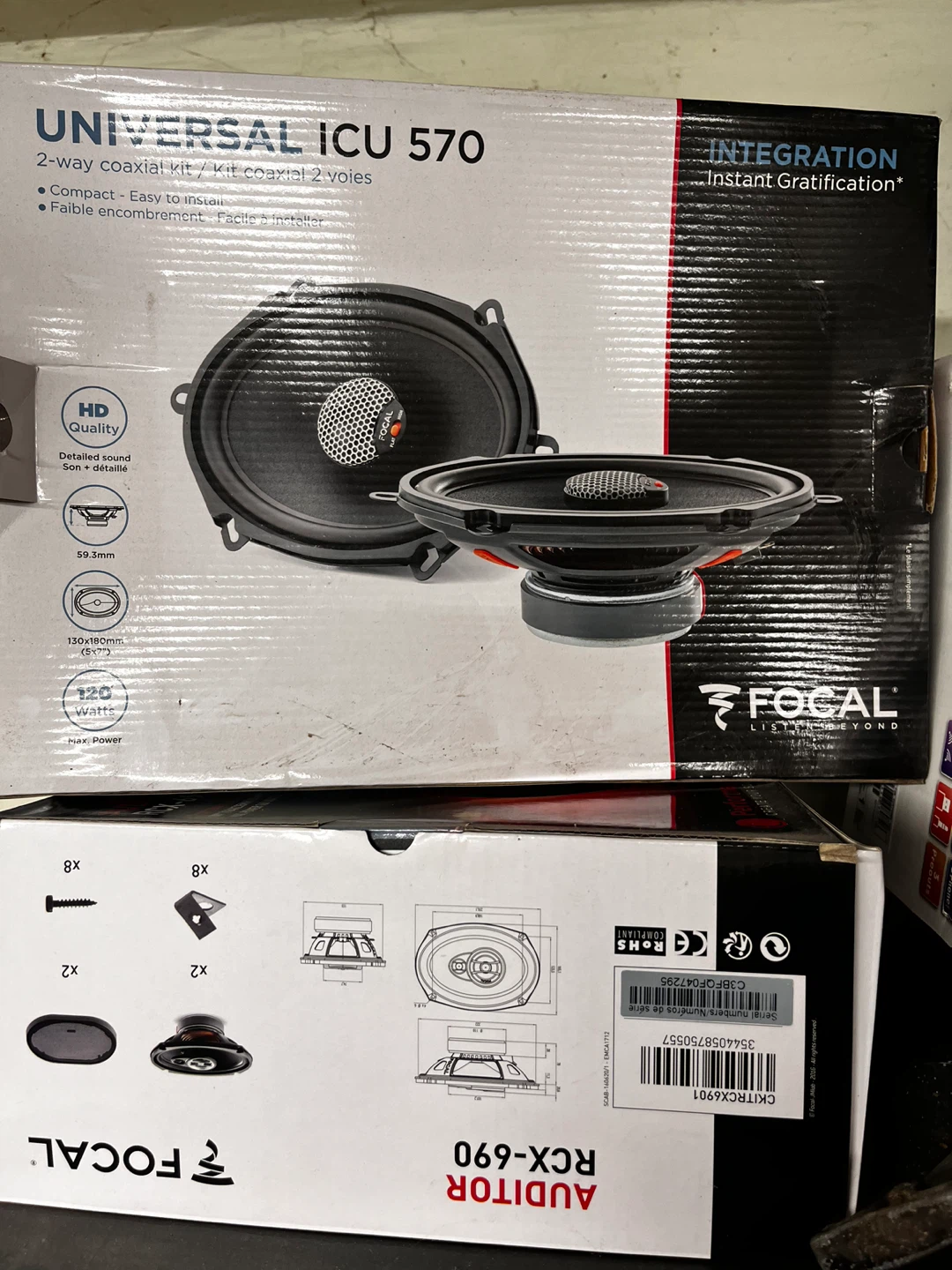 Focal Auditor RCX-690 6x9" 2-Way Coaxial Car Speakers